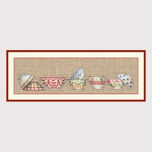 외국 십자수패키지 Bonheur/BOWLS COLLECTION-2481(30카운트)