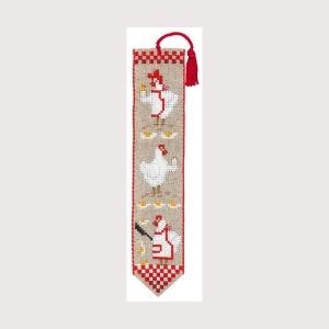 외국 십자수패키지 Bonheur/BOOKMARK HENS-4561