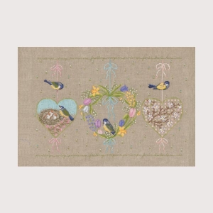외국 십자수패키지 Bonheur/EMBROIDERY SPRING HEARTS-1158