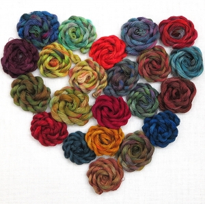 (30색 세트)HOTA자수실 Soie Surfine 130/2 Hand-dyed 복합실크사/G.S050