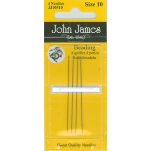 존제임스 구슬바늘 Beading 10호(4개세트)-JJ10510