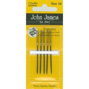 존제임스 십자수바늘 Tapestry 16호(5개세트)-JJ19816