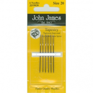 존제임스 십자수바늘 Tapestry 20호(6개세트)-JJ19820