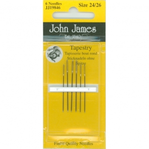 존제임스 십자수바늘 Tapestry 24/26호(6개세트)-JJ19846