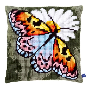 외국 십자수패키지 Vervaco/ Very Easy 털실 Butterfly-0155050(칼라프린트 원단)