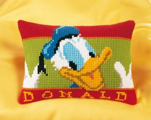 외국 십자수패키지 Vervaco/ Very Easy 털실 Disney Donald Duck-0014546(칼라프린트 원단)