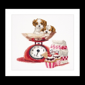 외국 십자수패키지 Thea Gouverneur/ Baking Puppy(16ct)-TG741A