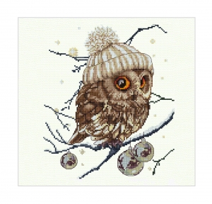 외국 십자수패키지 Thea Gouverneur/ Whoo... Whoo... Its Winter(16ct)-TG743A