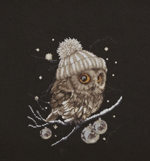 외국 십자수패키지 Thea Gouverneur/ Whoo... Whoo... Its Winter(16ct-Black)-TG743.05A