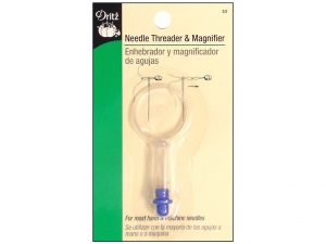 Dritz Needle Threader With Magnifier 바늘꿰기 실꿰기(확대경포함)-DRI 53