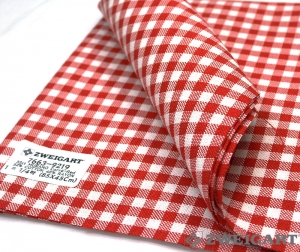 쯔바이 자수원단 32카운트-MURANO LUGANA 체크원단-Red/7663-9219(170Cm폭)
