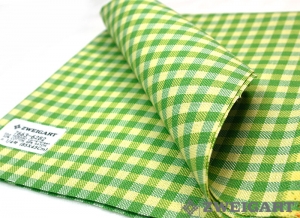 쯔바이 자수원단 32카운트-MURANO LUGANA 체크원단-Green/7663-6282(170Cm폭)