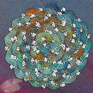 HOTA RicRac 장식용 끈 Hand-dyed 복합/T.VRR6.0119(Gabriele)