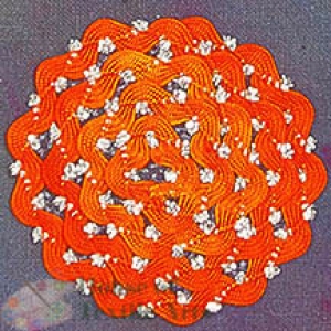 HOTA RicRac 장식용 끈 Hand-dyed 복합/T.VRR6.0118(MaryC)