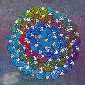 HOTA RicRac 장식용 끈 Hand-dyed 복합/T.VRR6.0102(Kandinsky)