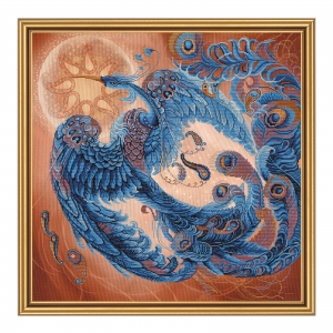 외국 십자수패키지 Nova Sloboda/The Magic Bird-HHD1015(배경프린트원단)