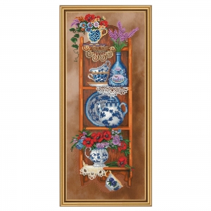 외국 십자수패키지 Nova Sloboda/Vintage Corner-HHD4074(배경프린트원단)