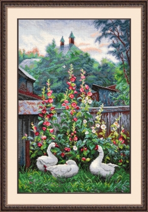 외국 십자수패키지 Oven/Evening in Russian Province-800