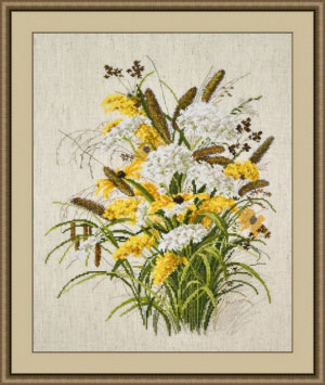 외국 십자수패키지 Oven/Summer in the Bouquet-826