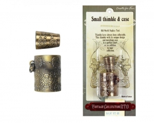 RTO Vintage Metal Small Thimble & Case(골무와 케이스)-VT-9