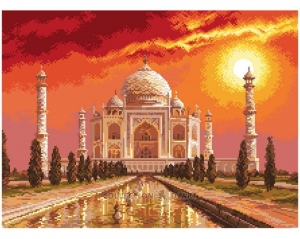 외국 십자수패키지 RTO Taj Mahal in India-PA1795(배경프린트된 원단만 있는 상품)