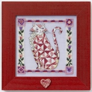 외국 십자수패키지 MillHill(Beads & Buttons)/ Quilted Cats Scarlet-JS14-8401
