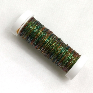 HOTA자수실 Metallics #4 Hand-dyed 복합사/B.MTR04.0128(Marc) 10m Spool(스풀)