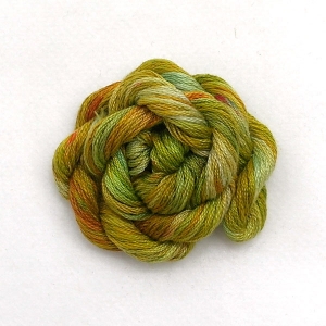 HOTA자수실 Stranded Cotton Hand-dyed 복합사(25번사)/G.BMT6.0113(Hopper) 10m Spool(스풀)