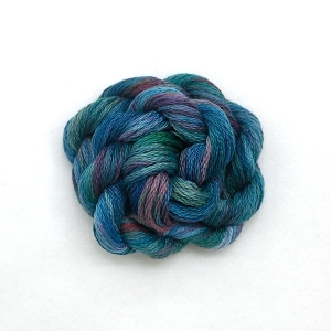 HOTA자수실 Stranded Cotton Hand-dyed 복합사(25번사)/G.BMT6.0110(Chagall) 10m Spool(스풀)