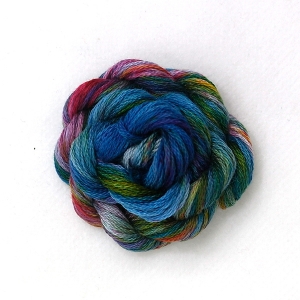 HOTA자수실 Stranded Cotton Hand-dyed 복합사(25번사)/G.BMT6.0102(Kandinsky) 10m Spool(스풀)