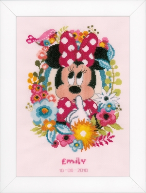 외국 십자수패키지 Vervaco/ Minnie Mouse Shushing-0167668