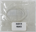 Kreinik Real Metal Threads/ Cordonnet (Crinkle) Silver #5 1m/ SKU-17835