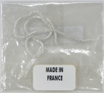 Kreinik Real Metal Threads/ Faconnee #13 Brilliant Crimped Purl Silver 7.5"/ RM-FA-1301-BRLQ