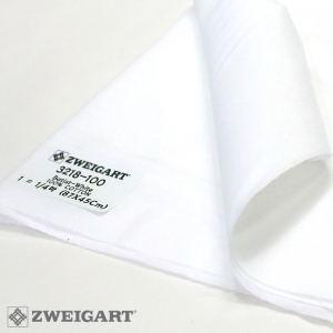 쯔바이 프랑스자수원단, 부띠 부티(얇고촘촘, 카운트불가, 175Cm광폭)-Batist-White/3218-100