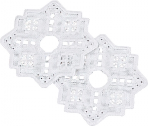 Permin/Hardanger(하덴거패키지) Candle ring(2개 세트)-02-7721