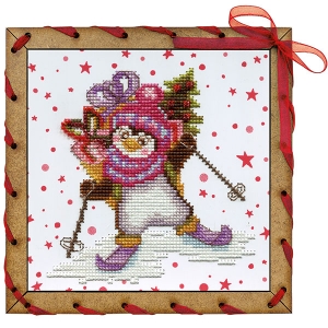 외국 십자수패키지 Nova Sloboda/(Post Card)I has Kitten to congratulate-ОР7544(배경프린트원단)