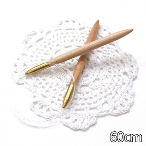 (옵션선택)Susanne 비치우드 줄바늘 60Cm Circular Knitting Needles Beech