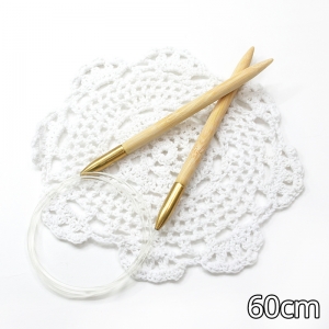 (옵션선택)Susanne 대나무 줄바늘 60Cm Circular Knitting Needles Bamboo