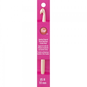 (옵션선택)Boye 모사용 코바늘 6 Inch(15.2Cm) Crochet Hook Aluminum-3326-21800