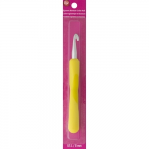 (옵션선택)Boye 모사용 코바늘 6 Inch(15.2Cm) Ergonomic Aluminum Crochet Hook-3326-80000