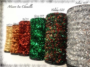 옵션선택 Kreinik 크라이닉자수실 Micro-Ice Chenille 3m (셔닐실, 치마실, 트리실)