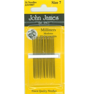 존제임스 Milliners(밀리너, 불리언바늘) 7호(16개세트)-JJ15007