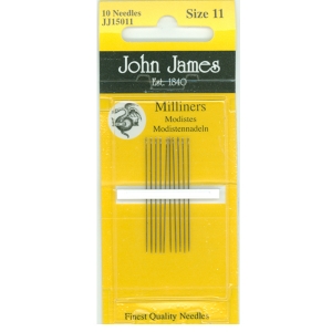 존제임스 Milliners(밀리너, 불리언바늘) 11호(10개세트)-JJ15011