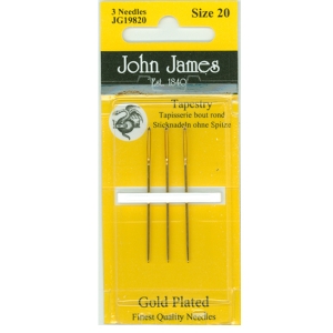 존제임스 십자수바늘 Tapestry Gold 20호(3개세트)-JG19820(Gold)