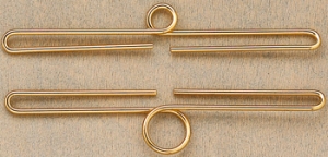 Permin 고급 메탈 벨풀(철제행거) 작품걸이 Oslo(2개세트) Gold-5188/20Cm