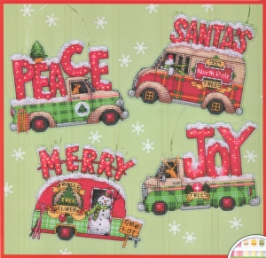 외국 십자수패키지 Dimensions/ 오너먼트 Holiday Truck-70-08974