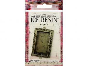 ICE Resin/Milan Bezel Large Rectangle Antique Bronze(직사각 펜던트)-50704