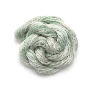 HOTA자수실 Stranded Cotton Hand-dyed 복합사(25번사) Pastel/G.BMT6.P007(Agave) 10m Spool(스풀)