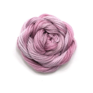 HOTA자수실 Stranded Cotton Hand-dyed 복합사(25번사) Pastel/G.BMT6.P006(Peony) 10m Spool(스풀)