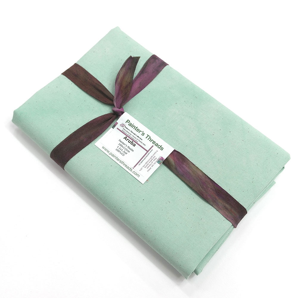 (100X110Cm)HOTA 자수원단 Muslin Hand-dyed 복합 Pastel/F.BQM.P002(Aruba)